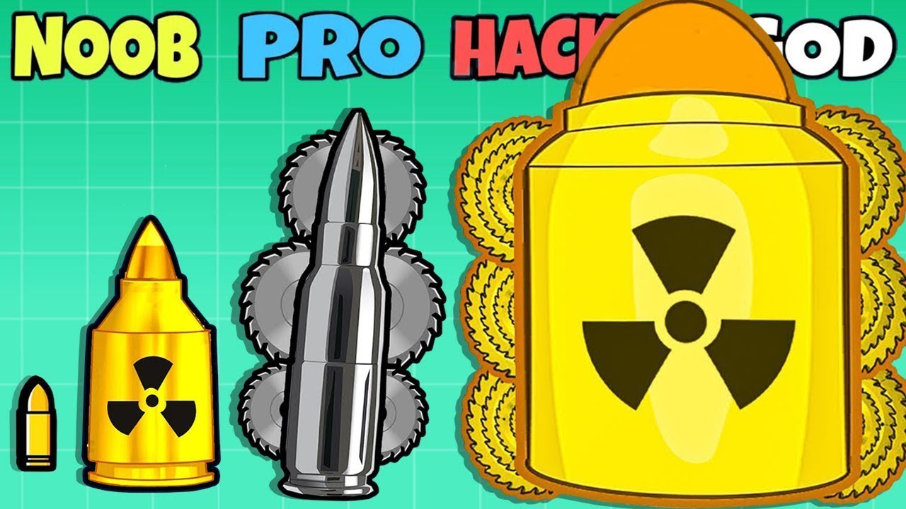 NOOB vs PRO vs HACKER vs GOD in Number Gun MAX Level Gameplay