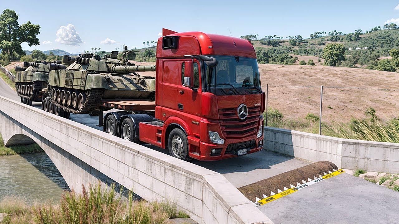 Trucks vs Speed Bumps #22 | BeamNG Drive | BNG-SpeedBump 🚧