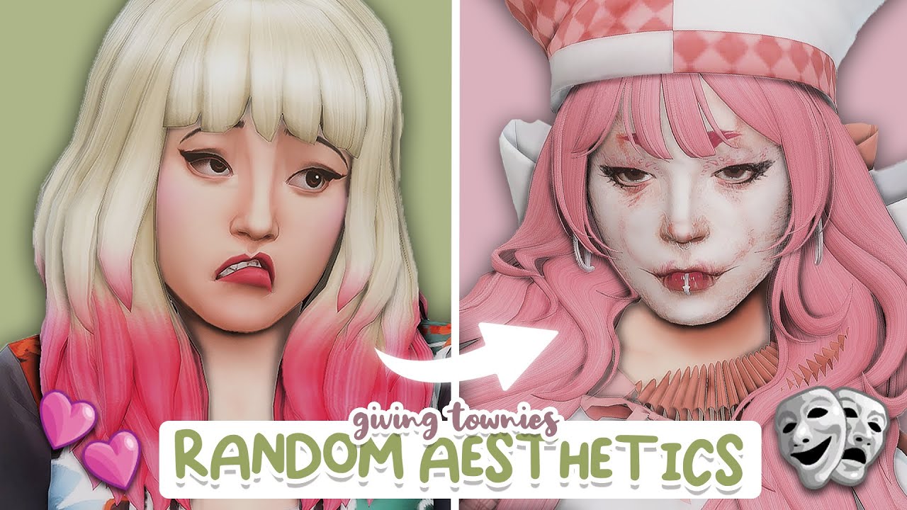 Стилизуйте образы горожан в СЛУЧАЙНОЙ ЭСТЕТИКЕ | Sims 4: Вызов создателя персонажа