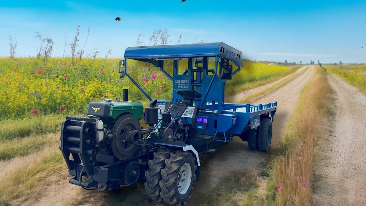 Riwiu chiếc 8 lốp máy changfa 50hp cơ khí Anh Trung
