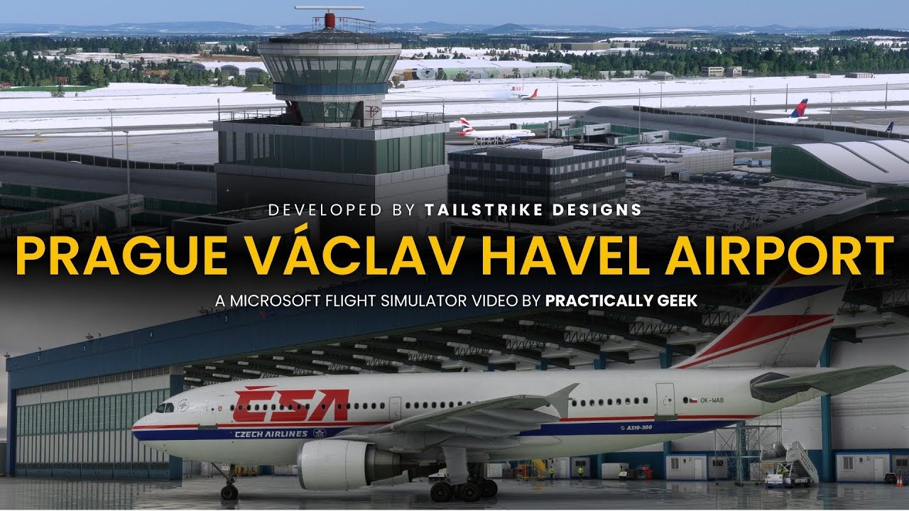 Prague Václav Havel Airport | Tailstrike Designs | Microsoft Flight Simulator [Cinematic Video]