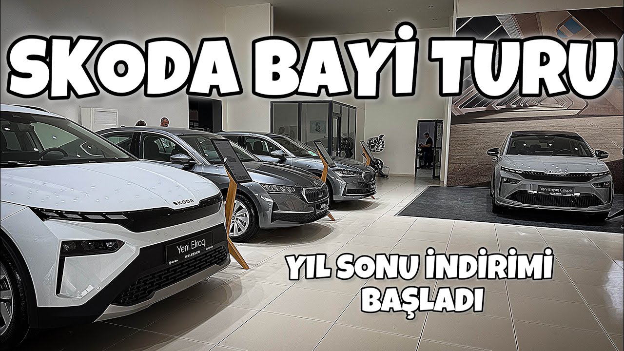 Skoda Bayi Turu Yıl Sonu İndirimi Başladı