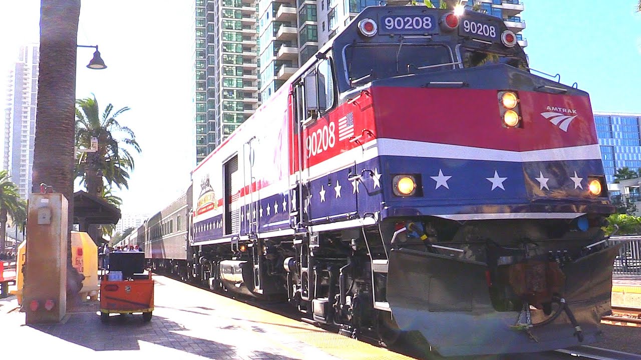 AMTRAK WWII TROOP TRAIN 2015