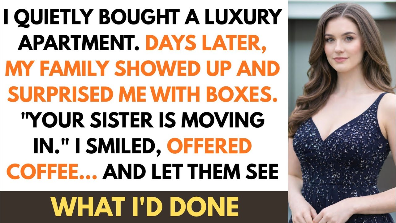 My parents tried to move my sister into my new luxury Apartment, until they saw what I was doing... 