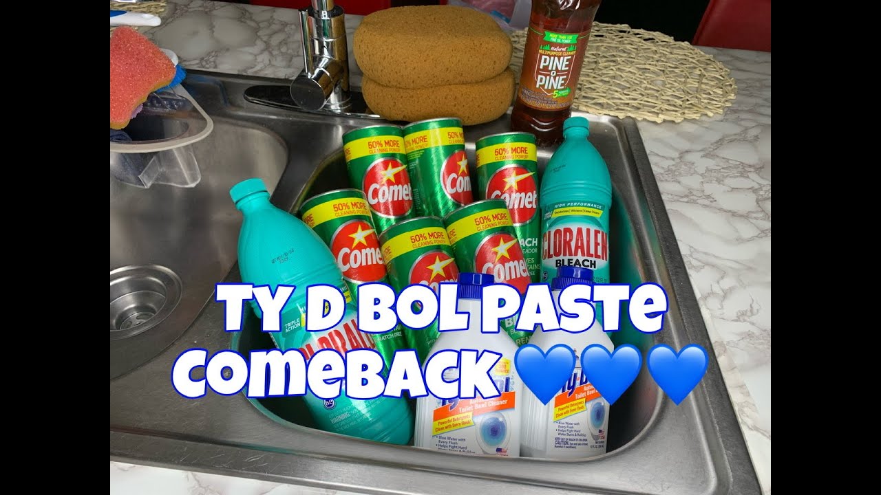 TY D BOL COMEBACK PASTE 💙💙 | ASMR SPONGE SQUEEZING | BLEACH & POP RINSE 😍😍😍😍