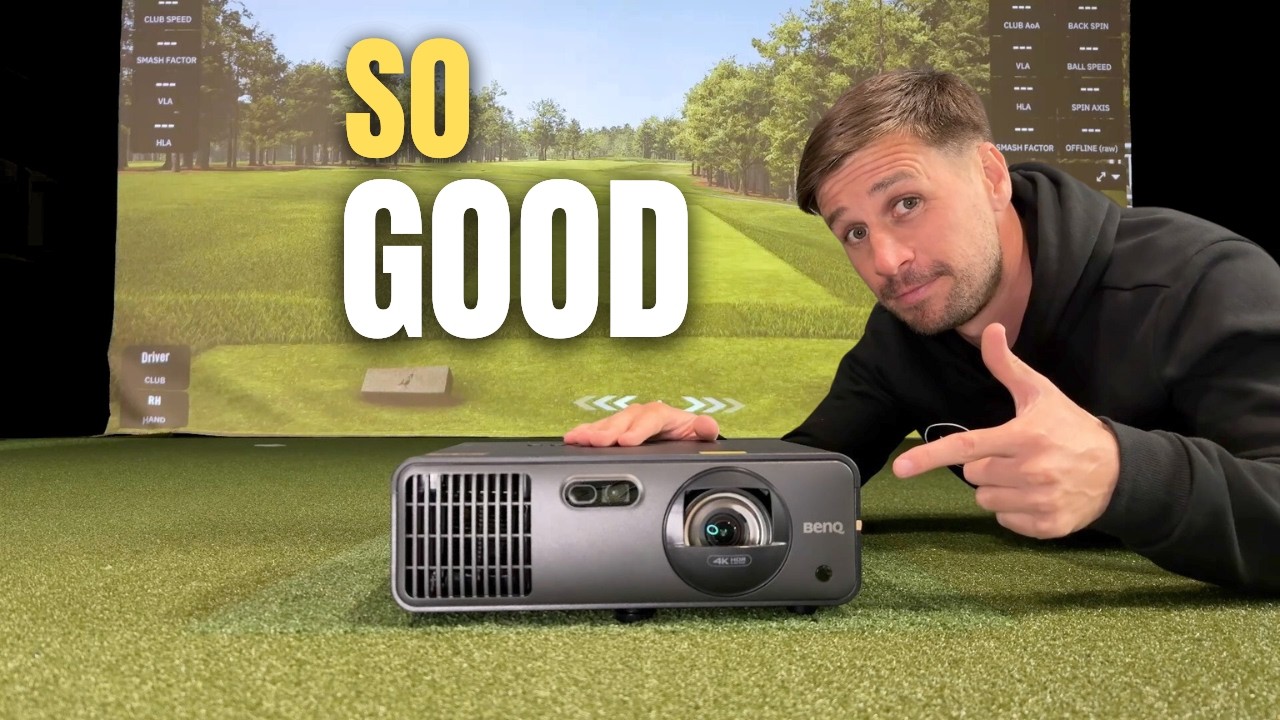 The PERFECT Projector for Golf Simulators - BenQ AK700ST