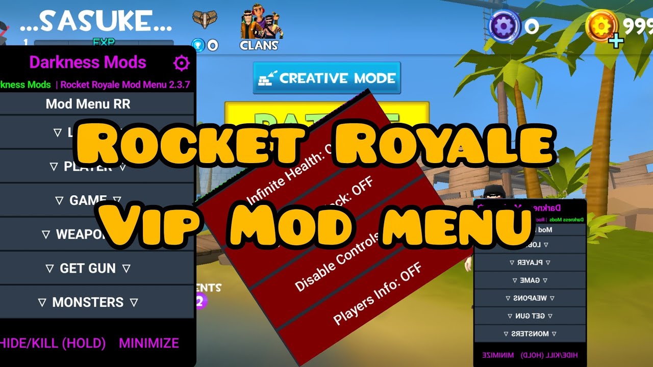 🔥ROCKET ROYALE, 😲 NEW MOD MENU || 2026 || VIP MOD WITH INFINITE HEALTH 🤩