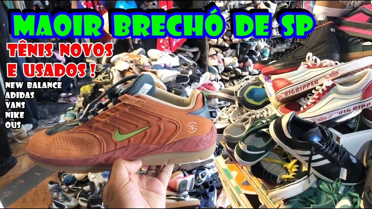 TÊNIS MAIS BARATO NOVOS E USADOS - BRECHÓ NO CENTRO DE SP - JORDAN - VANS - NIKE - MIZUNO - OAKLEY