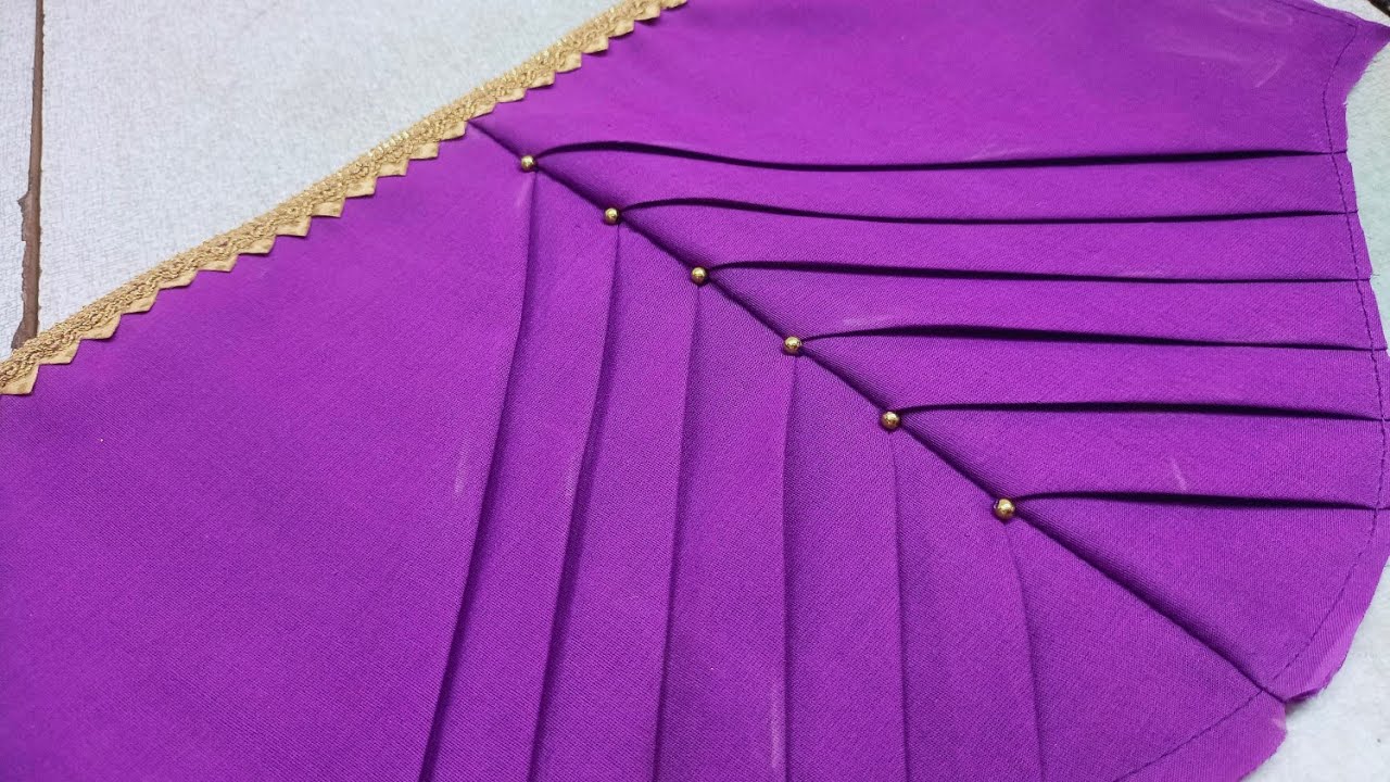 Latest Trending sleeve design cutting and stitching for blouse#youtube trending