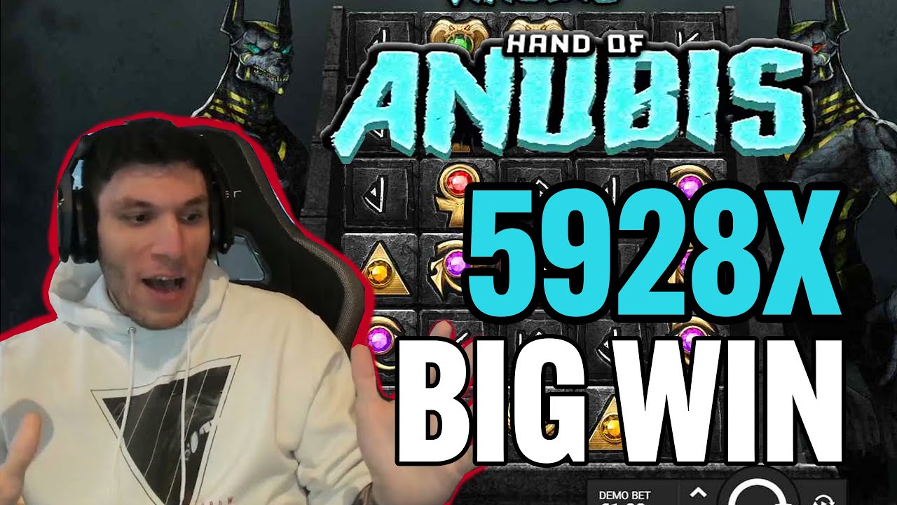 TRAINWRECKSTV BIG TIME WINS ON HAND OF ANUBIS