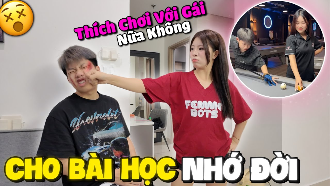 Dạy Dỗ Quang Con 1 Bài Học Nhớ Đời Vì Trốn Đi Chơi Bi-a Với Gái 