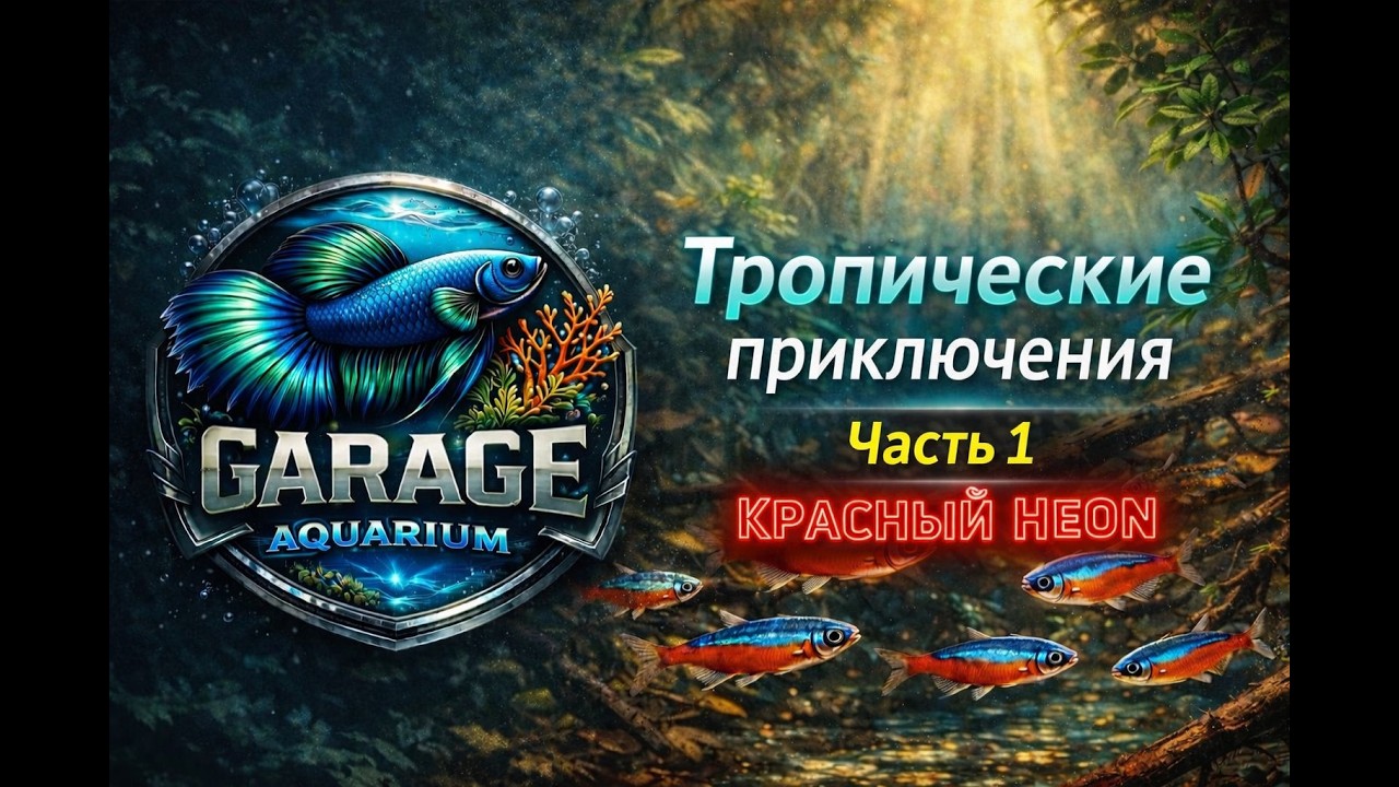 Тропические приключения -  новый формат видео  про ваших любимых авкаримумных рыбасиков :)  