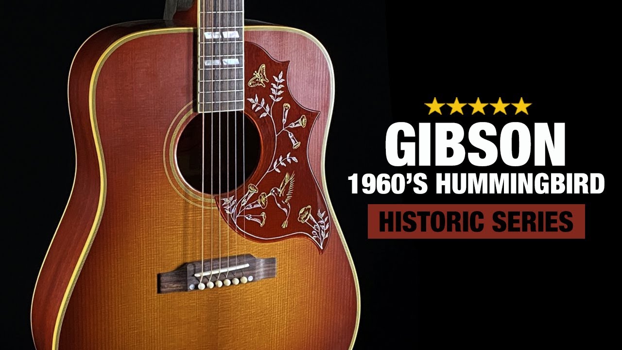 Историческая коллекция Gibson Hummingbird 1960-х годов