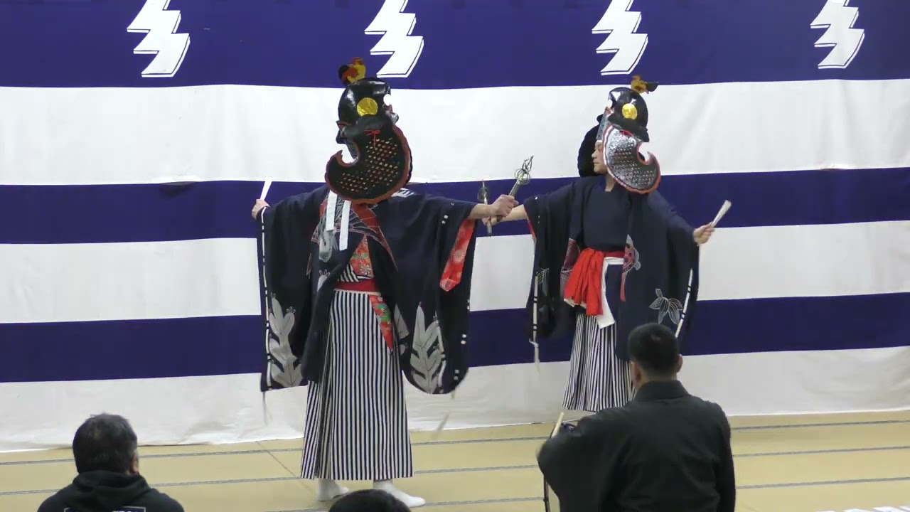 令和7年　鹿橋青年会　能舞　舞い込み