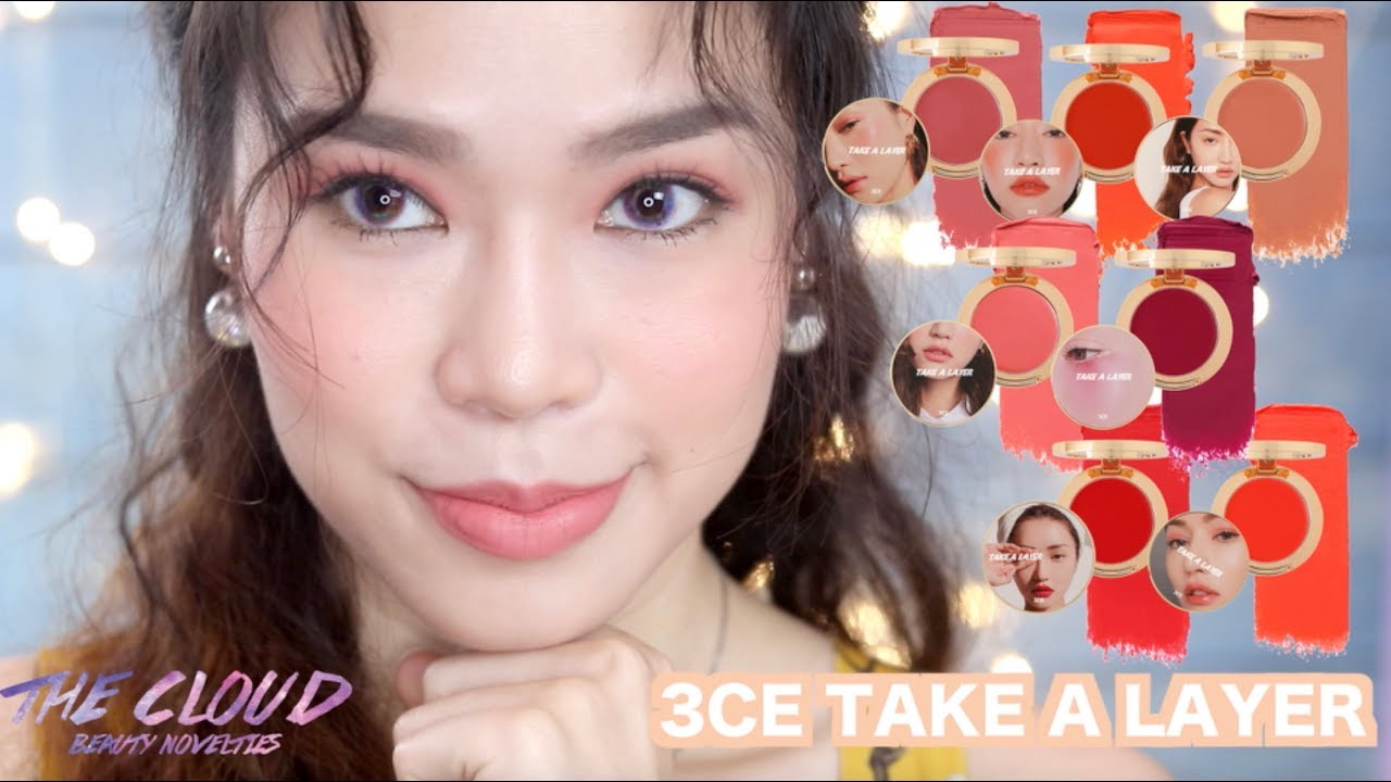3CE TAKE A LAYER MULTI POT| Sản phẩm trang điểm 3 trong 1 môi má hồng mắt