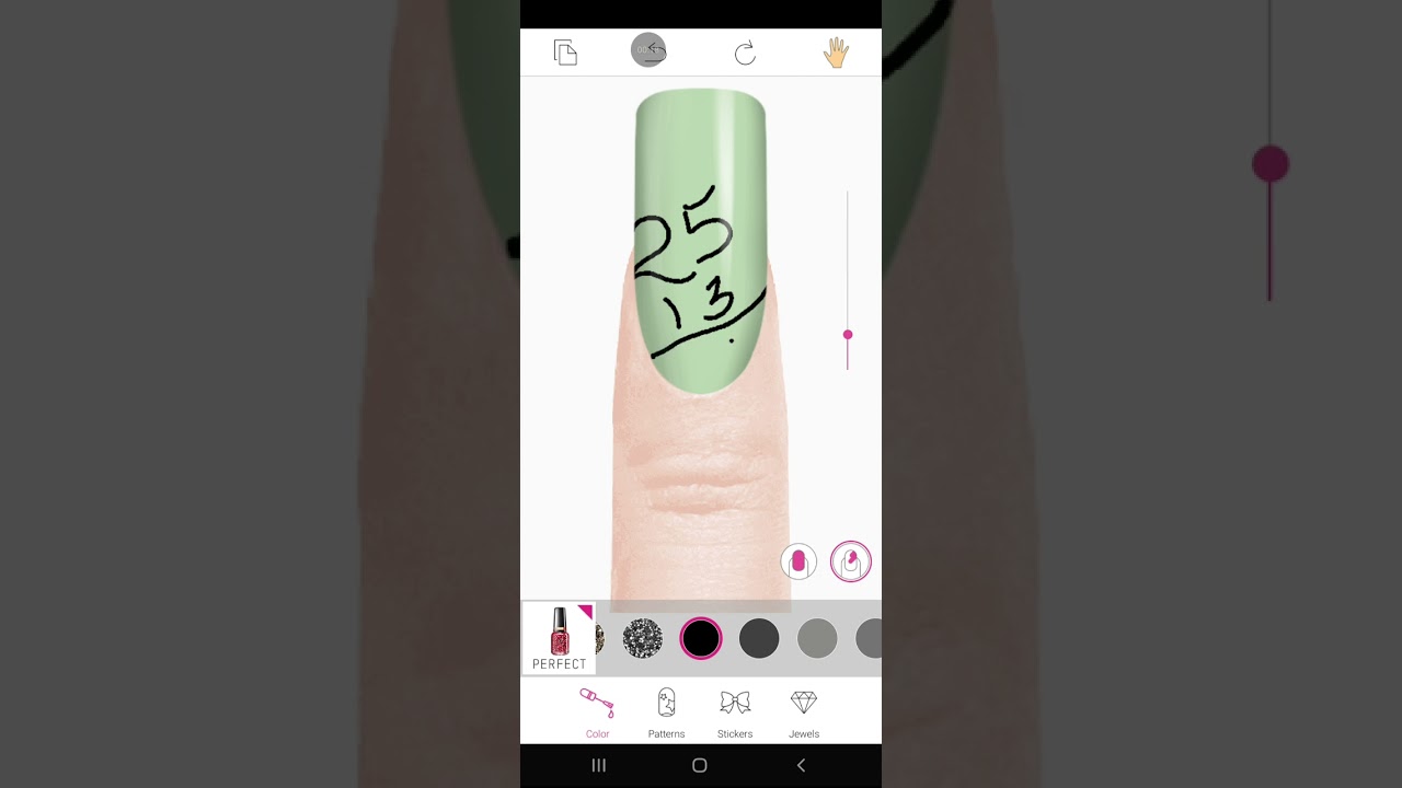 math nailart 