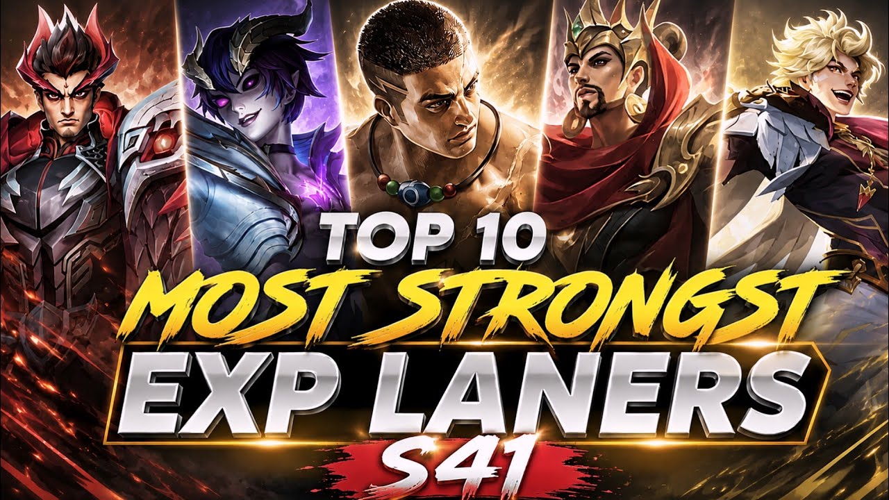 🔥 TOP 10 STRONGEST EXP LANERS &ndash; S41! 🔥