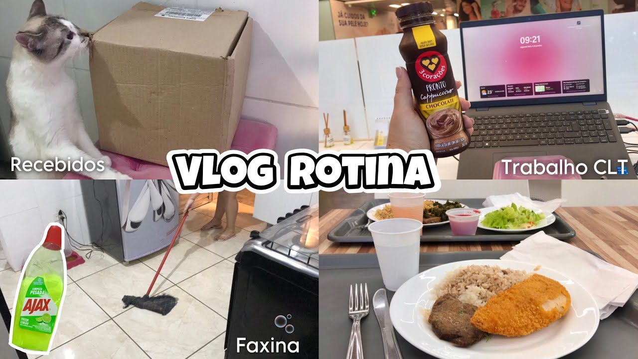 VLOG ROTINA REAL | trabalho CLT, faxina no lar, recebidos e mais&hellip;🏠🫧💖