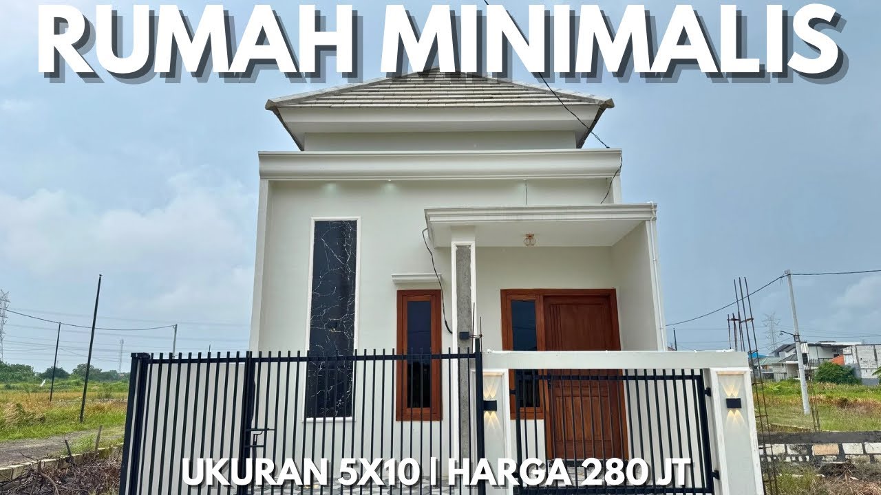 RUMAH MINIMALIS | UKURAN 5X10 | HARGA 280 JT 