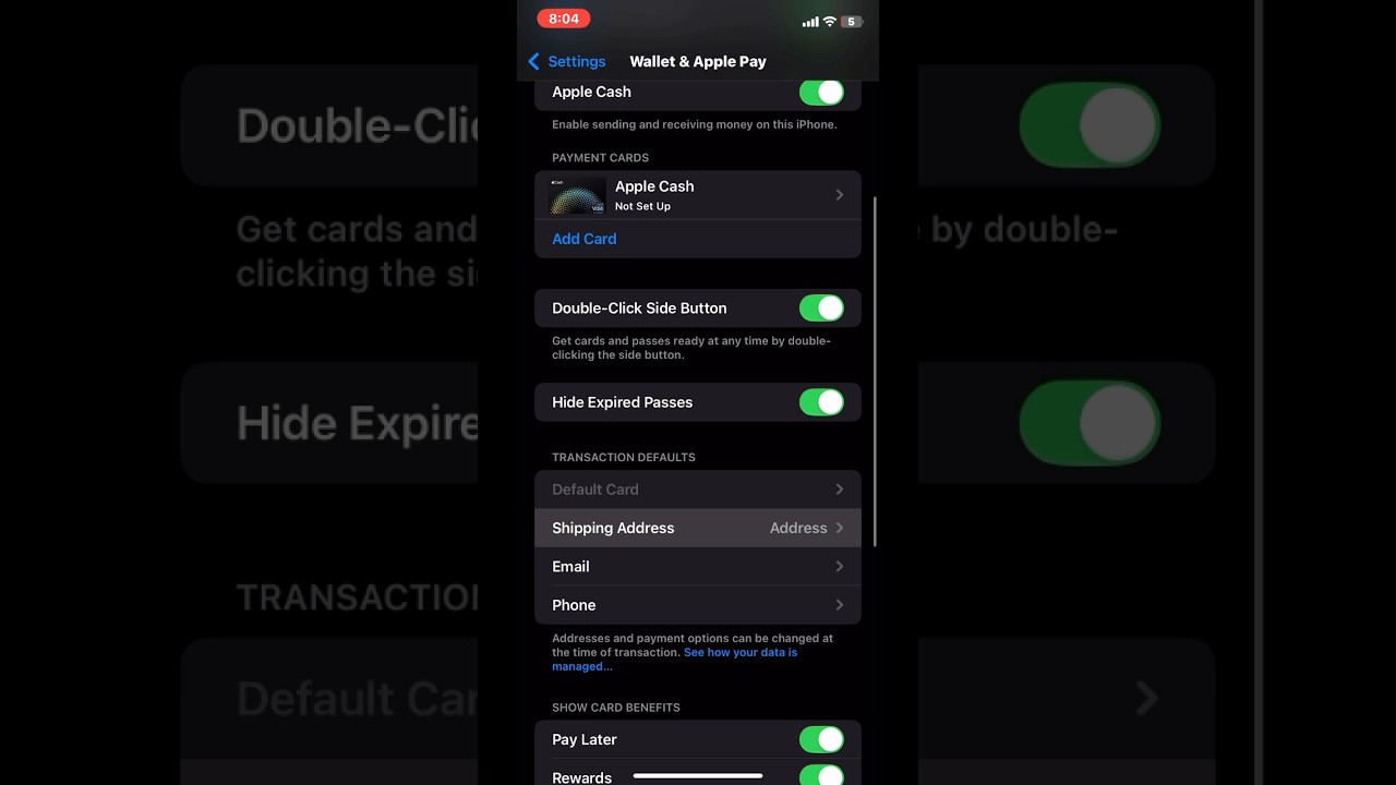 how to add apple pay or wallet shipping address on any iphone #shorts #viralvideo #foryou