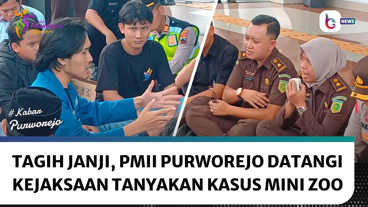 Tagih Janji, PMII Purworejo Datangi Kejaksaan Tanyakan Kasus Mini Zoo