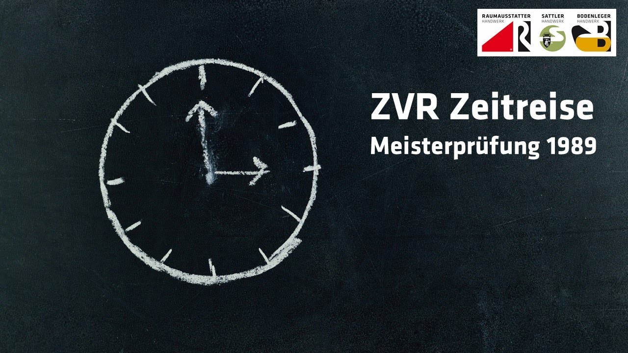 Meisterprüfung Raumausstatter-Handwerk Kaiserslautern 1989