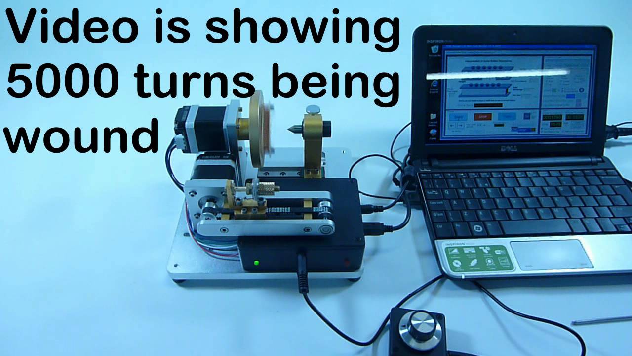 CNC Design Ltd Production Guitar Pickup Mini Coil Winder