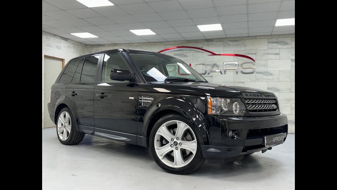 2013 Range Rover Sport L320 HSE Black for sale at R U Cars Loughborough