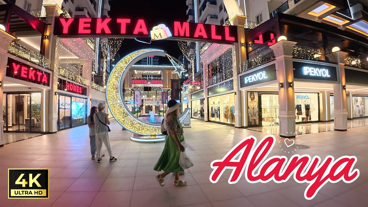 Alanya Mahmutlar Yekta Mall | Antalya Turkey | June 22, 2025 [4K HD/60 fps]