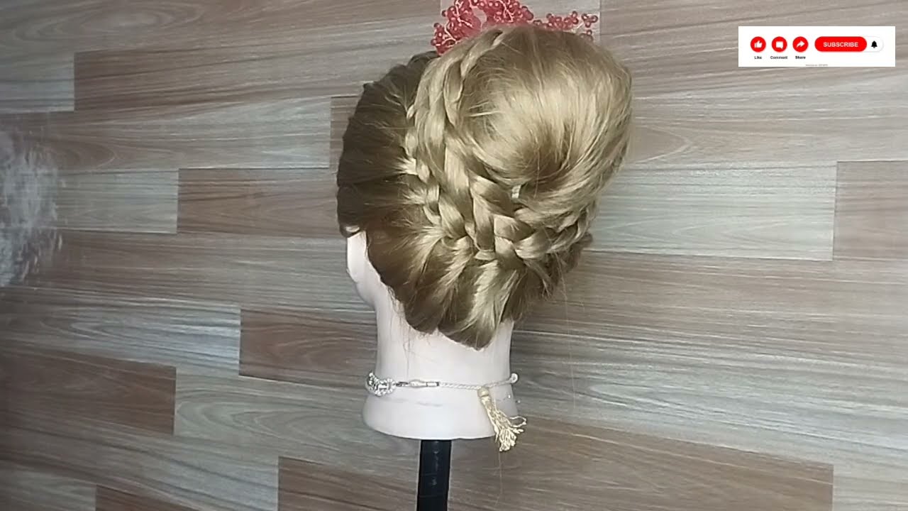 Twist Updo Bun🔥| Hairstyle|Event Hair Hack|Hairstyle Tutorial|‎⁨‎⁨@NazGlamz25