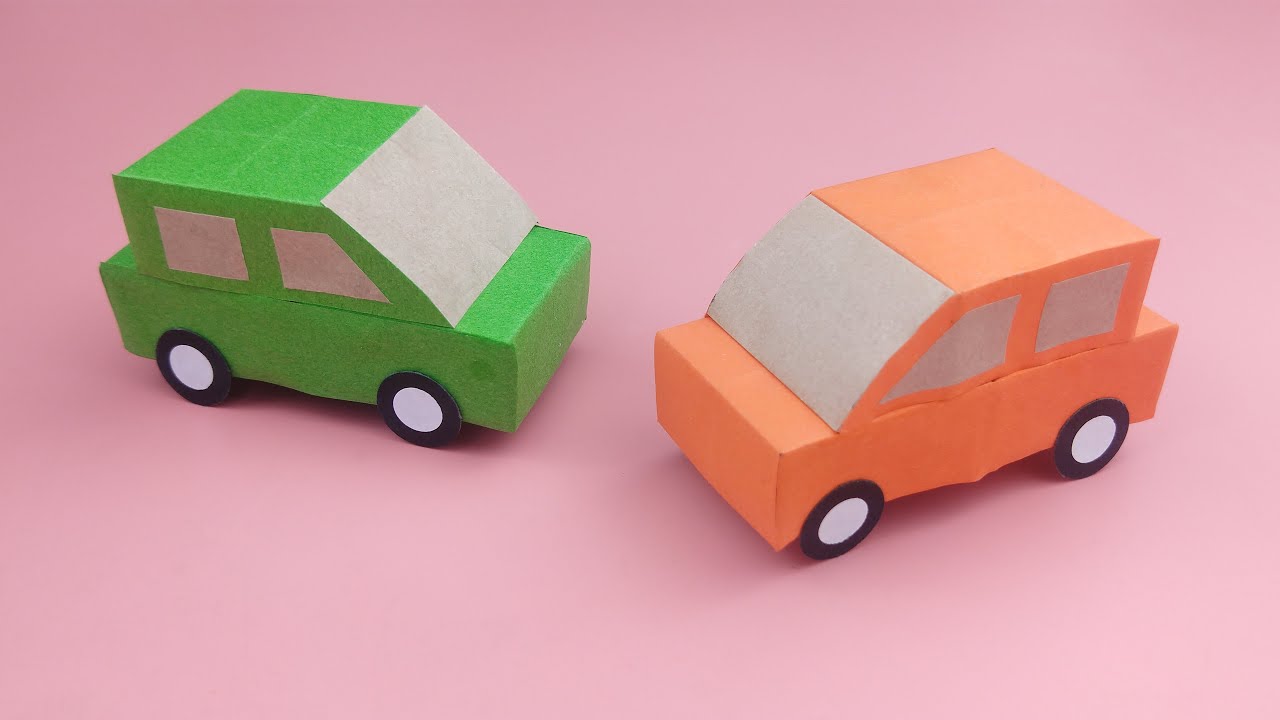 How to make easy paper car| 摺紙汽車