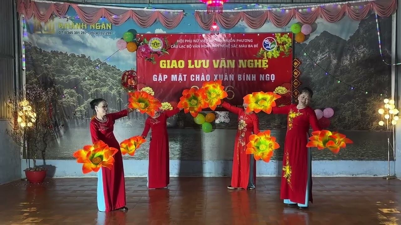 Múa “SẮC XUÂN”_Câu lạc bộ liên thôn xã Chợ Rã, tỉnh Thái Nguyên