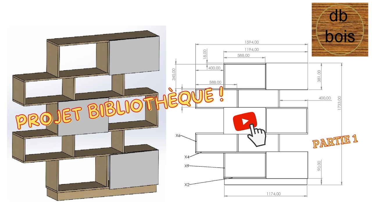 Le Secret pour Concevoir un Meuble de Bibliothèque Parfait – Partie 1