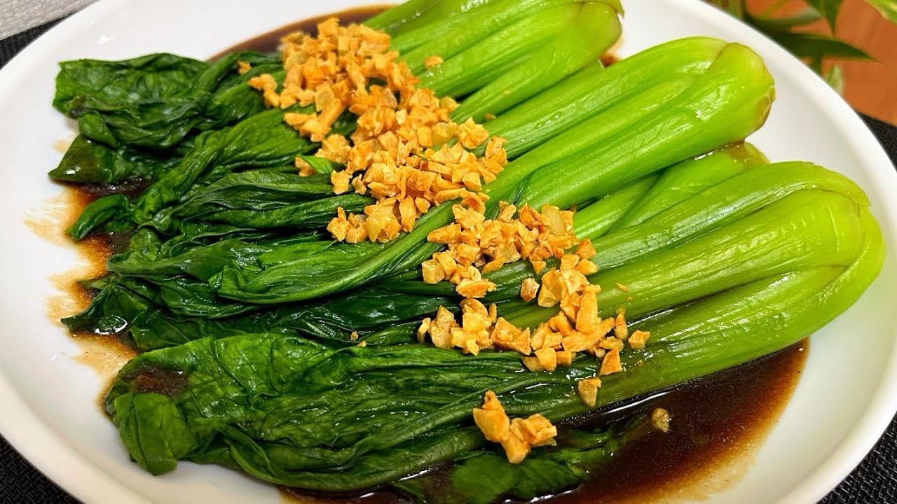 BOK CHOY WITH GARLIC AND OYSTER SAUCE | BOK CHOY OYSTER SAUCE RECIPE