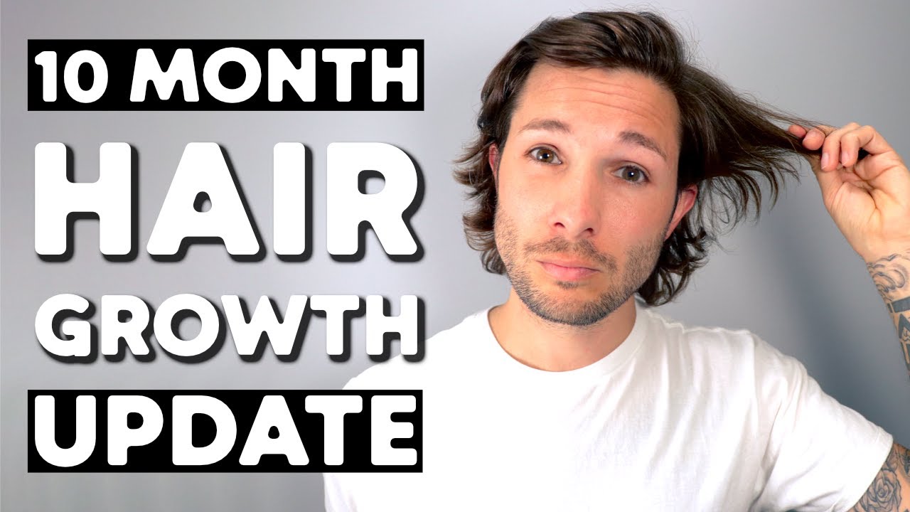 10 Months Hair Growth - No Haircuts | Men's Hair Growth Journey