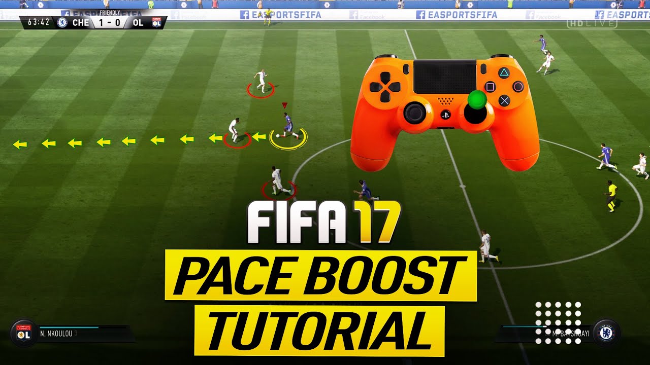 FIFA 17 PACE BOOST TUTORIAL - HOW TO SPRINT ULTRA FAST - BEST SPEED BOOST GLITCH EVER