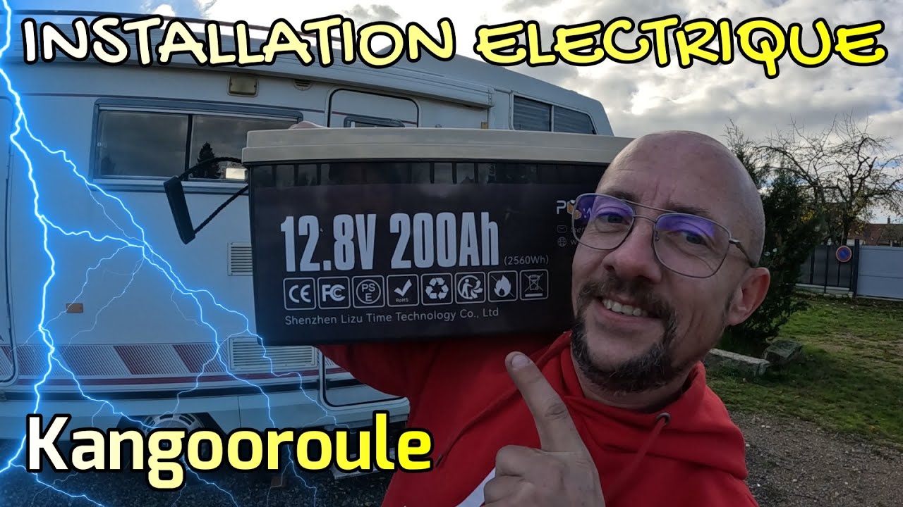 Je Fais Mon Installation Electrique Batterie POWER QUEEN 200 Ah 🦘 #vanlife