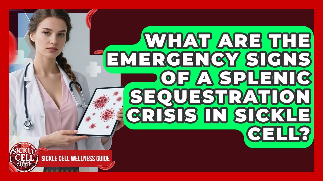 What Are The Emergency Signs Of A Splenic Sequestration Crisis In Sickle Cell?