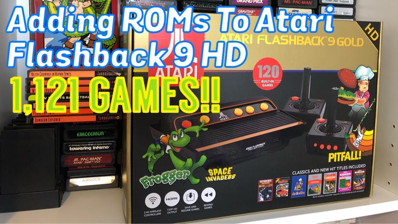 Добавление ПЗУ в AtGames Atari Flashback 9 HD, 1121 ИГРЫ! — Emceemur @GenXGrownUp