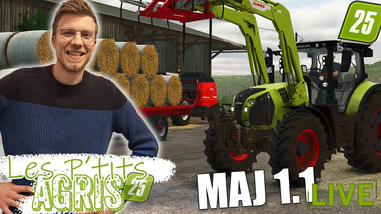 🔴MAJ 1.1 DE LA MAP !  FAUT TOUT REFAIRE 😥 - Les P'tits Agris #03 - FS25