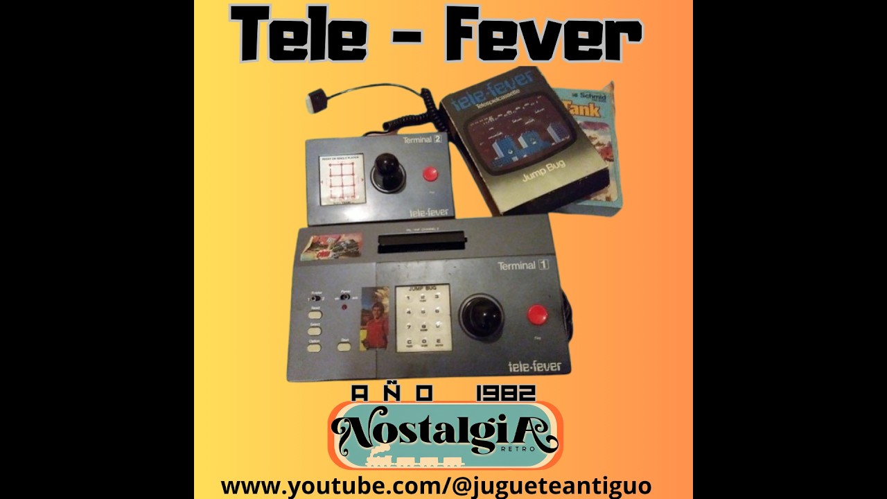C&oacute;mo eran... juguete antiguo: consola videojuegos Tele Fever 1982
