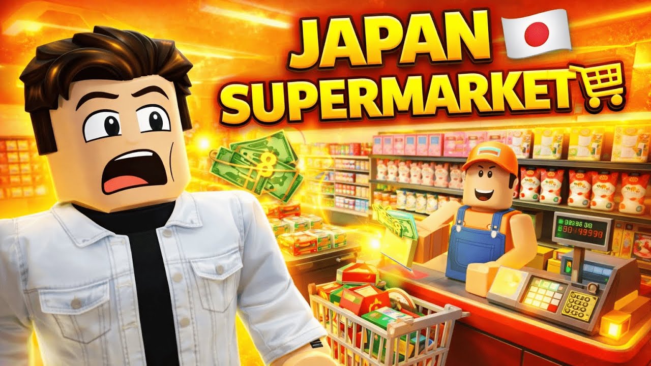 I Opened My Own Japanese Supermarket in Roblox🛒💰| 4K