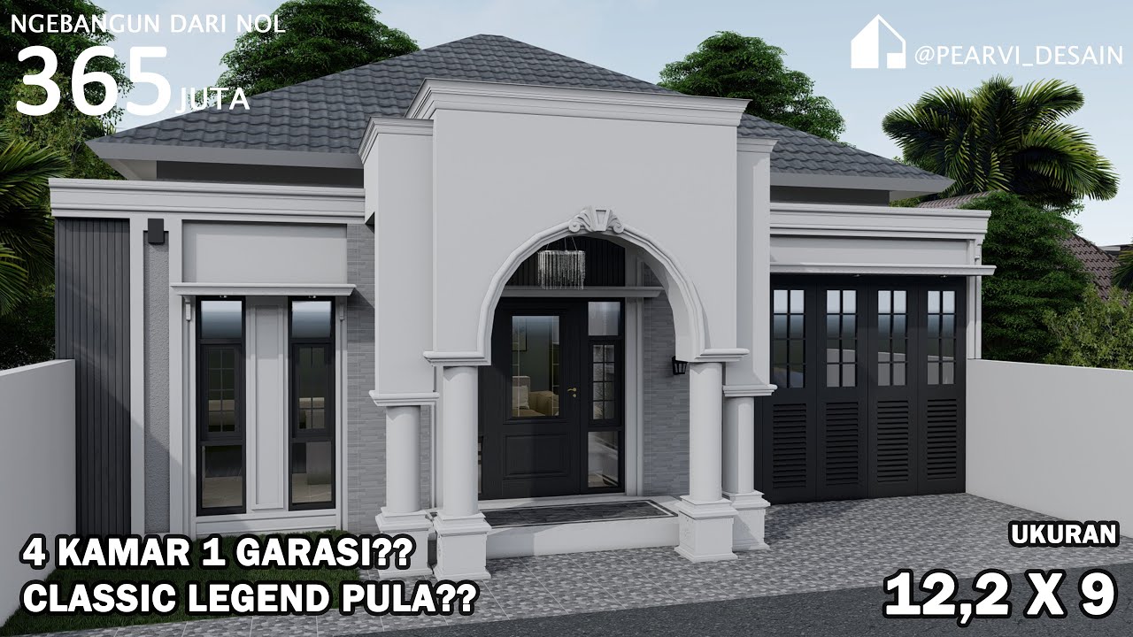 RUMAH KLASIK 1 LANTAI KISARAN 350 JUTA 4 KAMAR NGEBANGUN DESAIN INI DI KITA DAPET 365 JUTAAN AJA