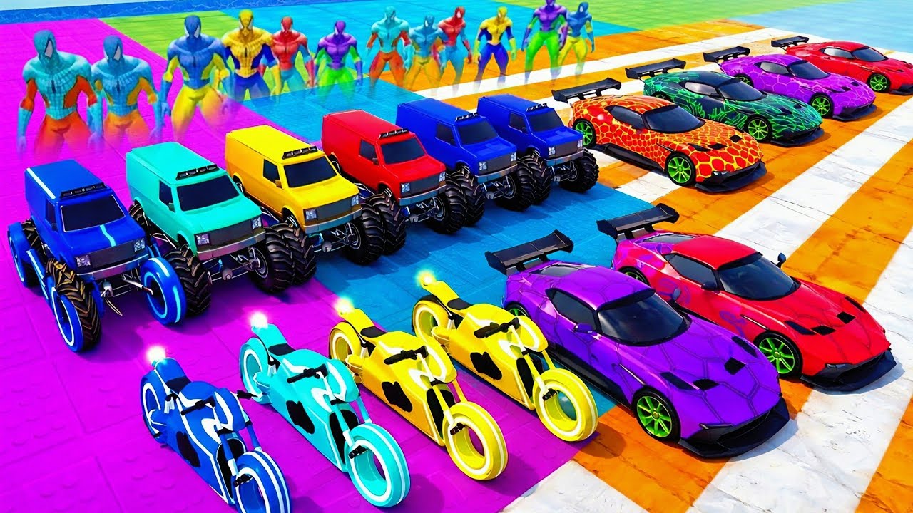 New Superhero GT Ramp Stunt Car – Crazy Mega Jump Challenge! 🤯 - Android Gameplay ❤️🤩