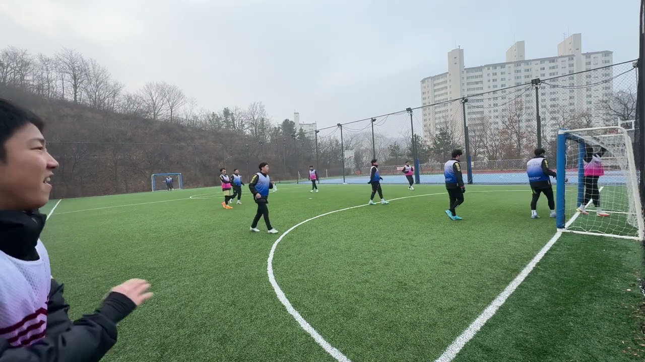 2026-02-14 1쿼터 블vs핑 (원적산체육공원,3파전)