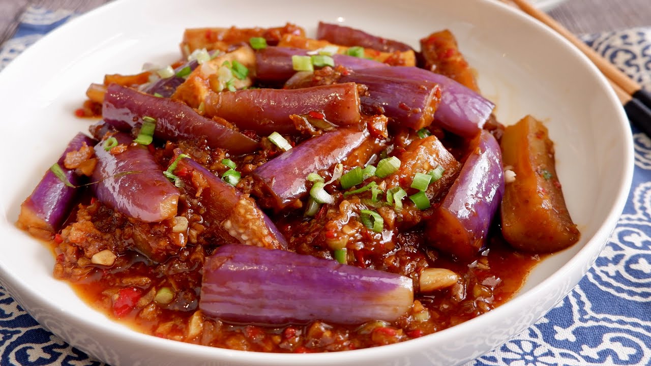 15-Minute Zero-Skill Braised Eggplant with Shrimp Sauce! 虾米焖茄子 Chinese Brinjal Aubergine Recipe
