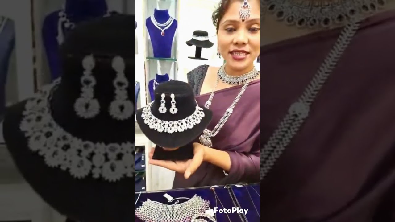 😱🙄AD -Diamond ❤for each & every💞💫🥰#jewellery #adnecklace 