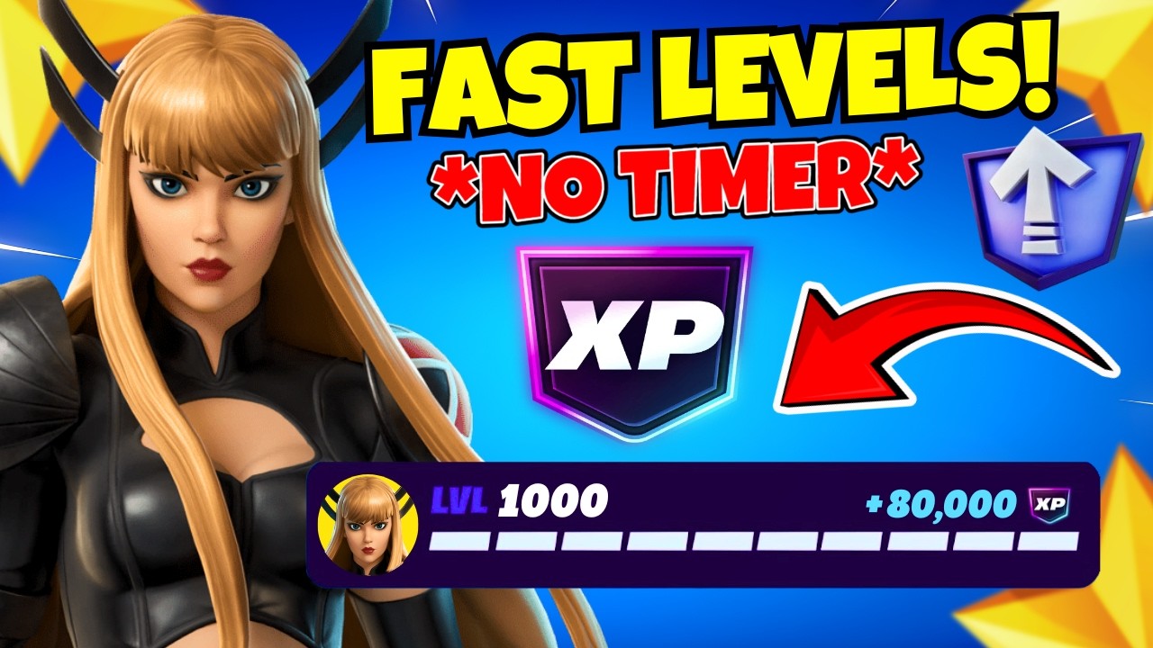 New FAST AFK Fortnite XP GLITCH MAP to Help LEVEL UP FAST in Chapter 7 Season 1!
