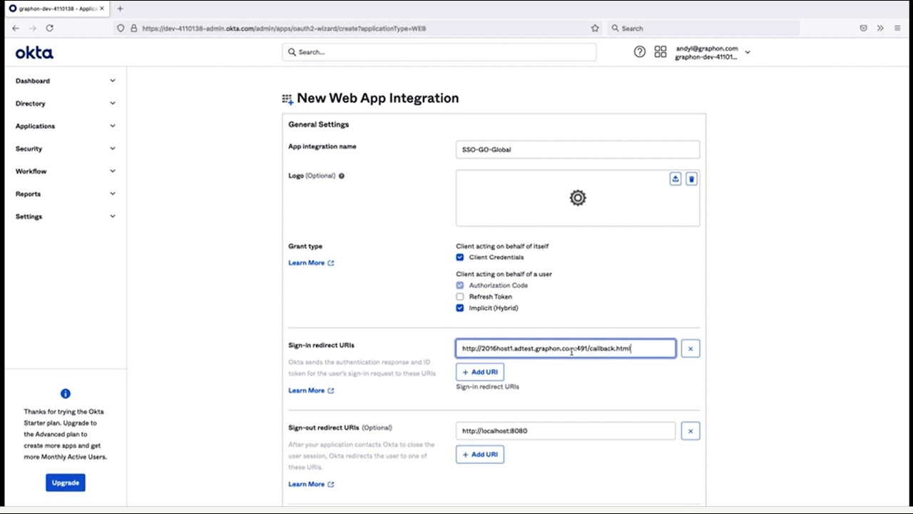 GO-Global Single Sign-On Support for Okta