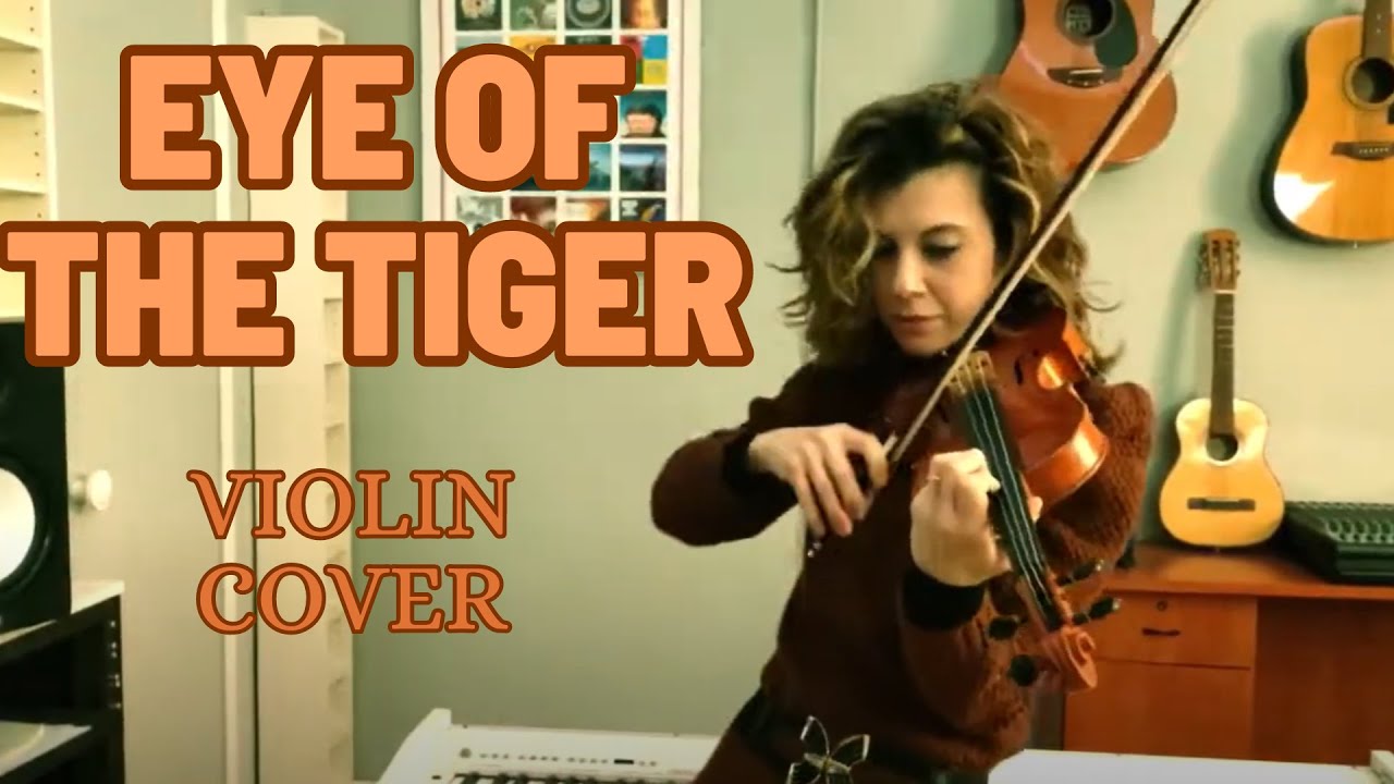 EYE OF THE TIGER, Rock Violin Cover by Linda Strings.